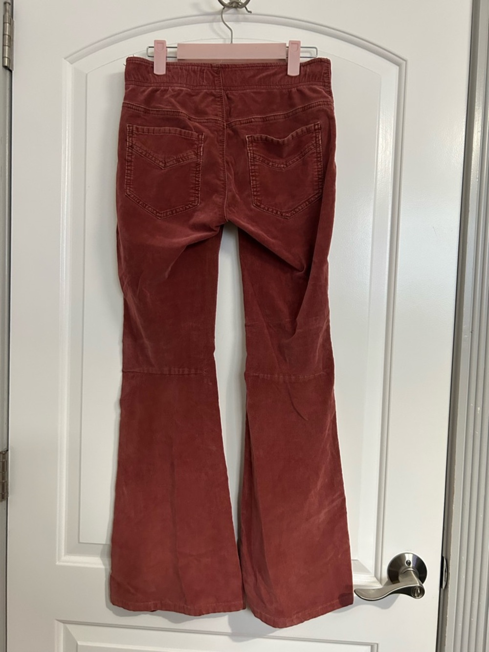 Free People We The Free Penny Pull On Corduroy Flare Wide Pant Size 27 retro 70s - Picture 3 of 14